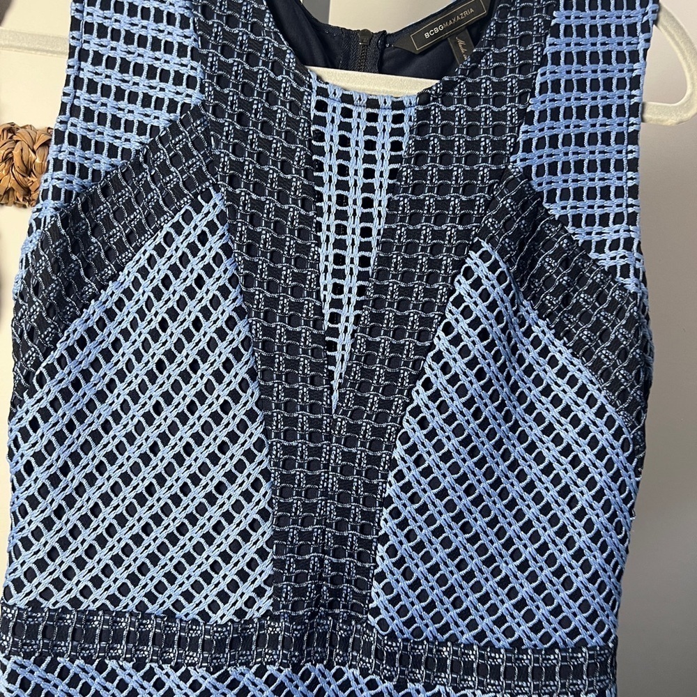 BCBG MAX AZRIA Tracie Asymmetrical Lace Dress - Picture 5 of 7